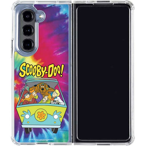 Scooby Doo Scooby-Doo Tie Dye Galaxy Z Fold5 5G Clear Case